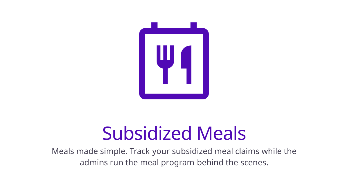 Subsidized Meals